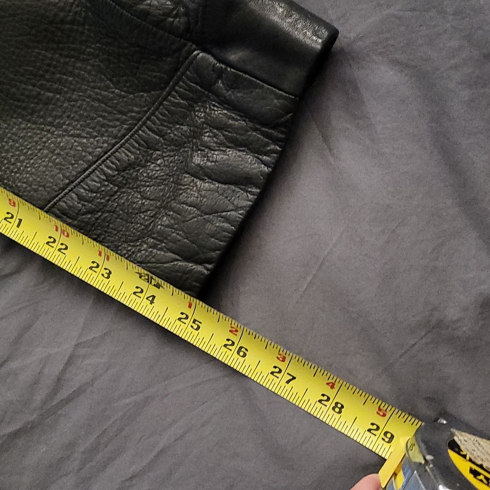 Kenneth Cole Xl Black Leather Jacket - Picture 6 of 14
